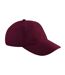 Baseball Cap Burgundy Beechfield-1