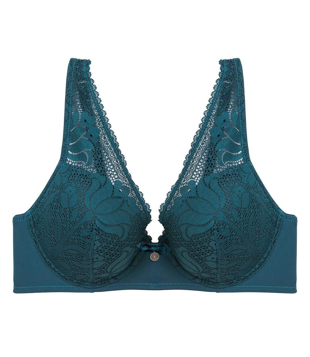 Soutien-gorge ampliforme coque moulée émeraude Ephémère