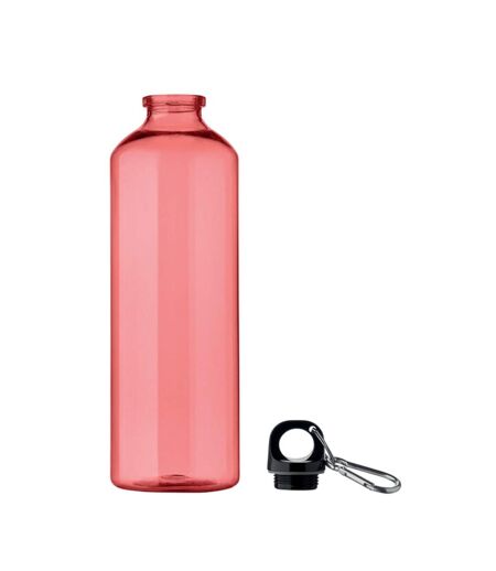 Moss Rpet 750ml Water Bottle One Size Transparent Red MidOcean