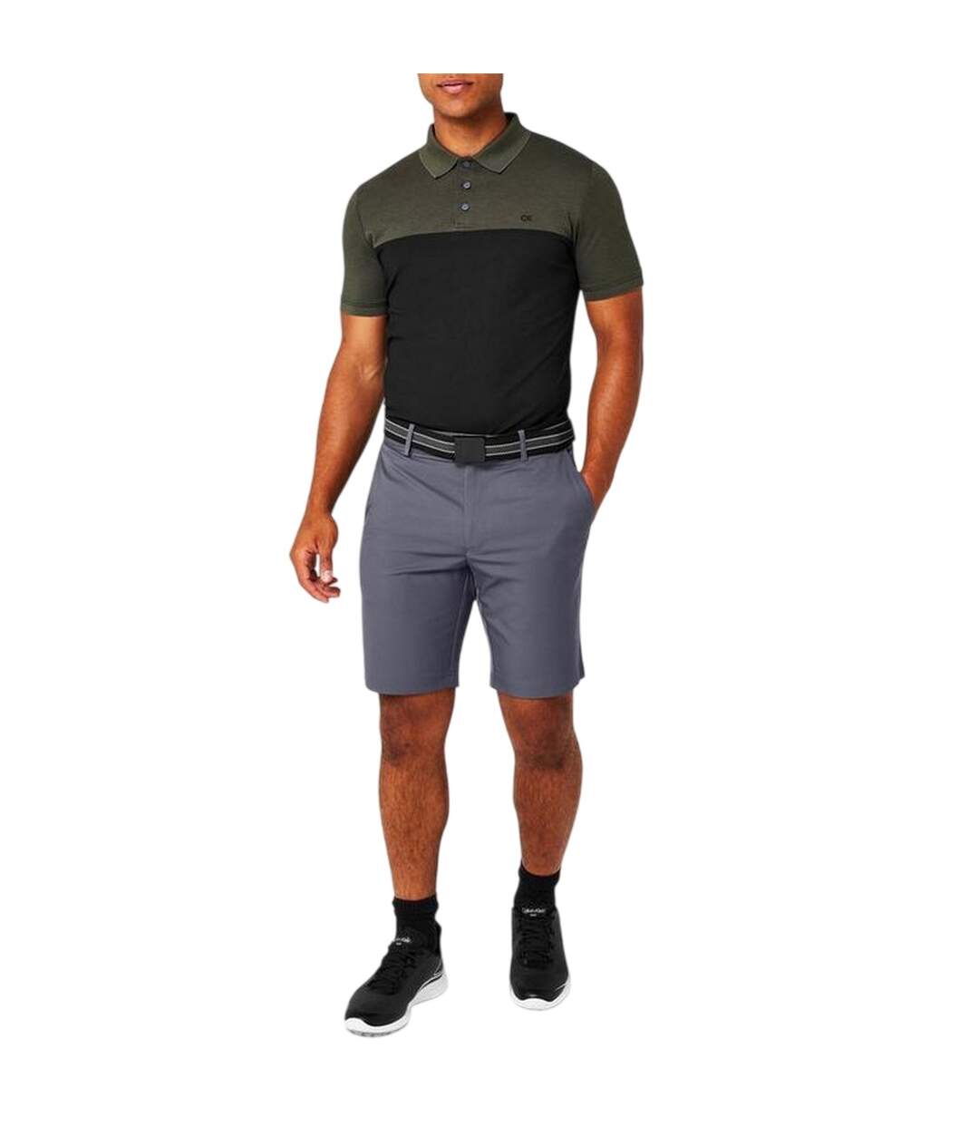 Short De Golf Bullet Homme Gris Acier Calvin Klein-3