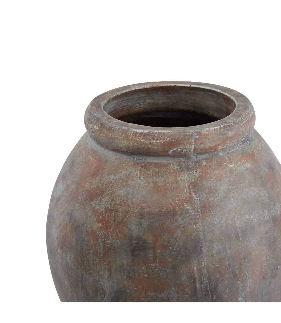 Siena shaped planter 31cm x 30cm x 30cm brown Hill Interiors-3