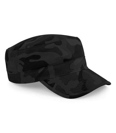 Beechfield Camouflage Army Cap / Headwear (Pack of 2) (Midnight Camo) - UTRW6711