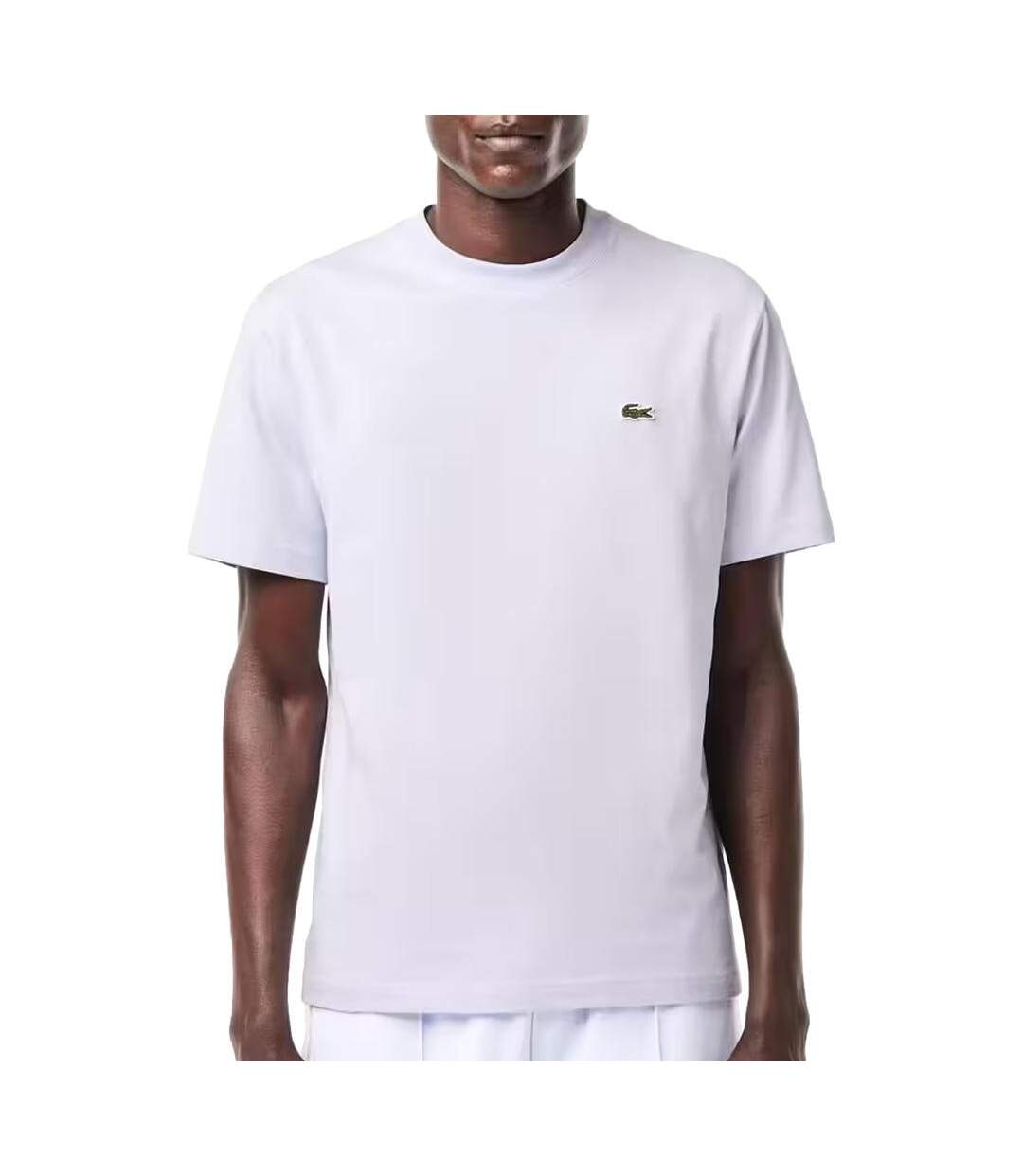 T-shirt bleu clair homme lacoste th7318-1