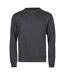 Pull Homme Gris Foncé Uni Tee Jays-1
