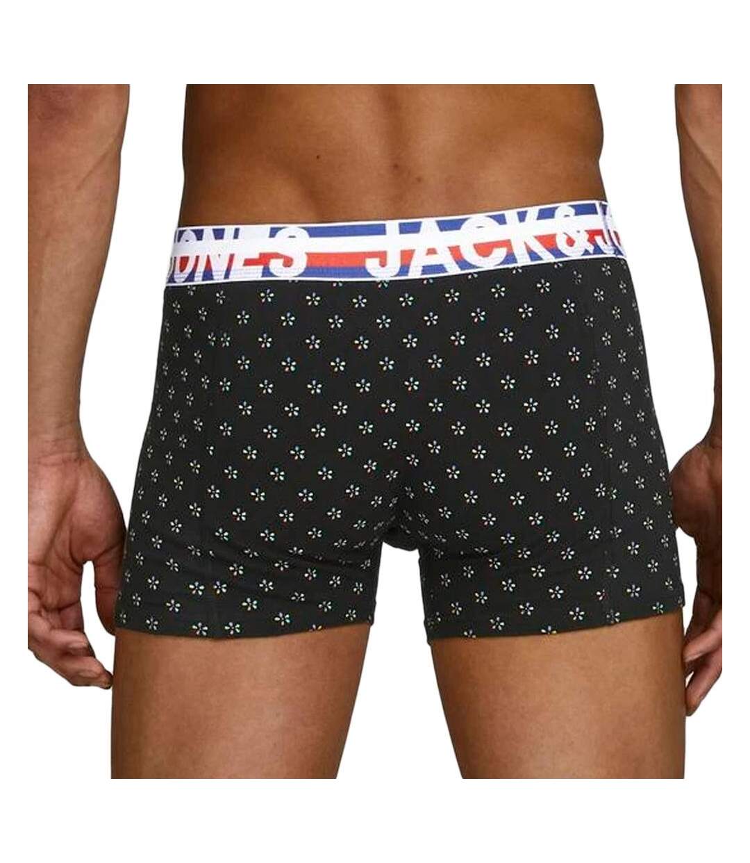 X3 Boxers Noir/Marine Homme Jack & Jones Trunks 3 - L-3