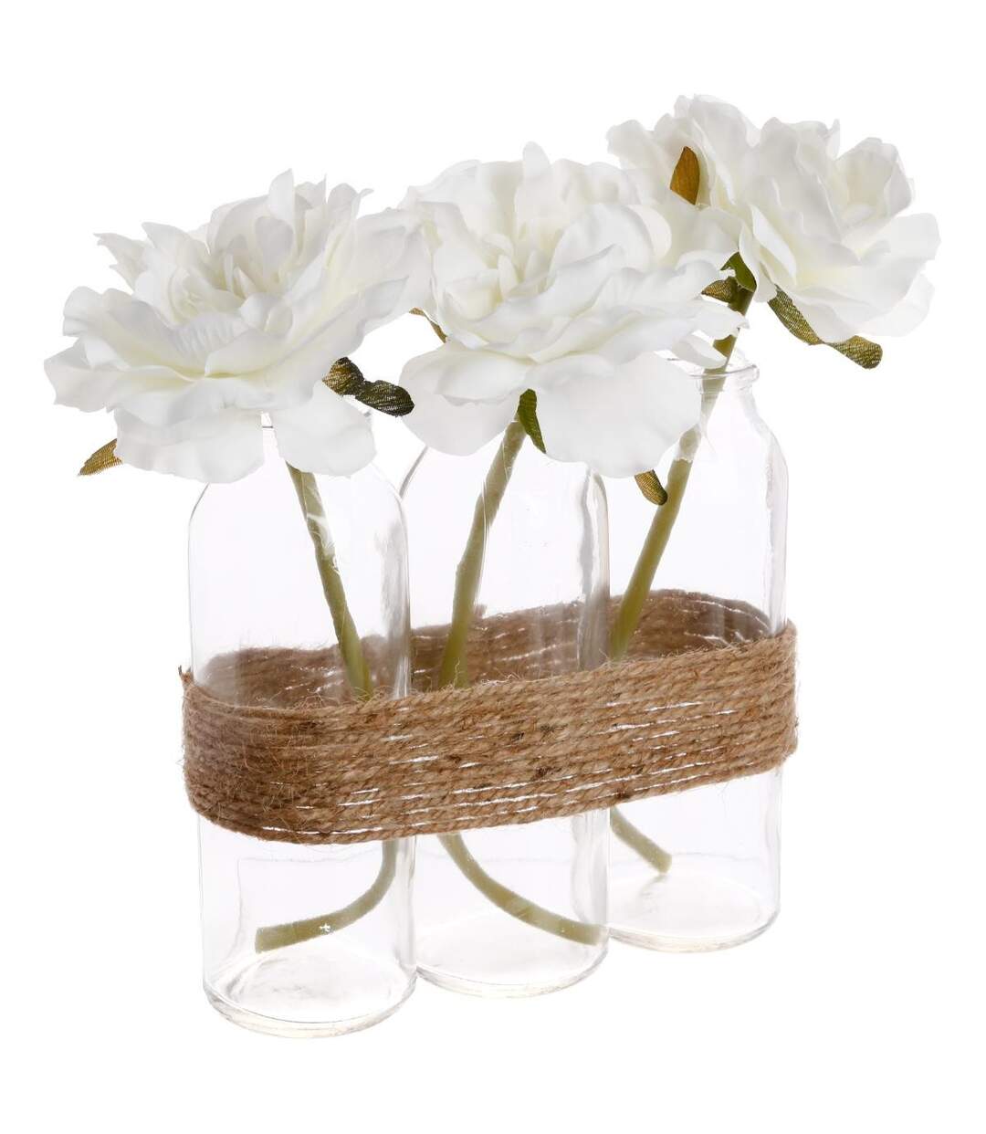 Composition Florale Artificielle Tube 23cm Naturel-1