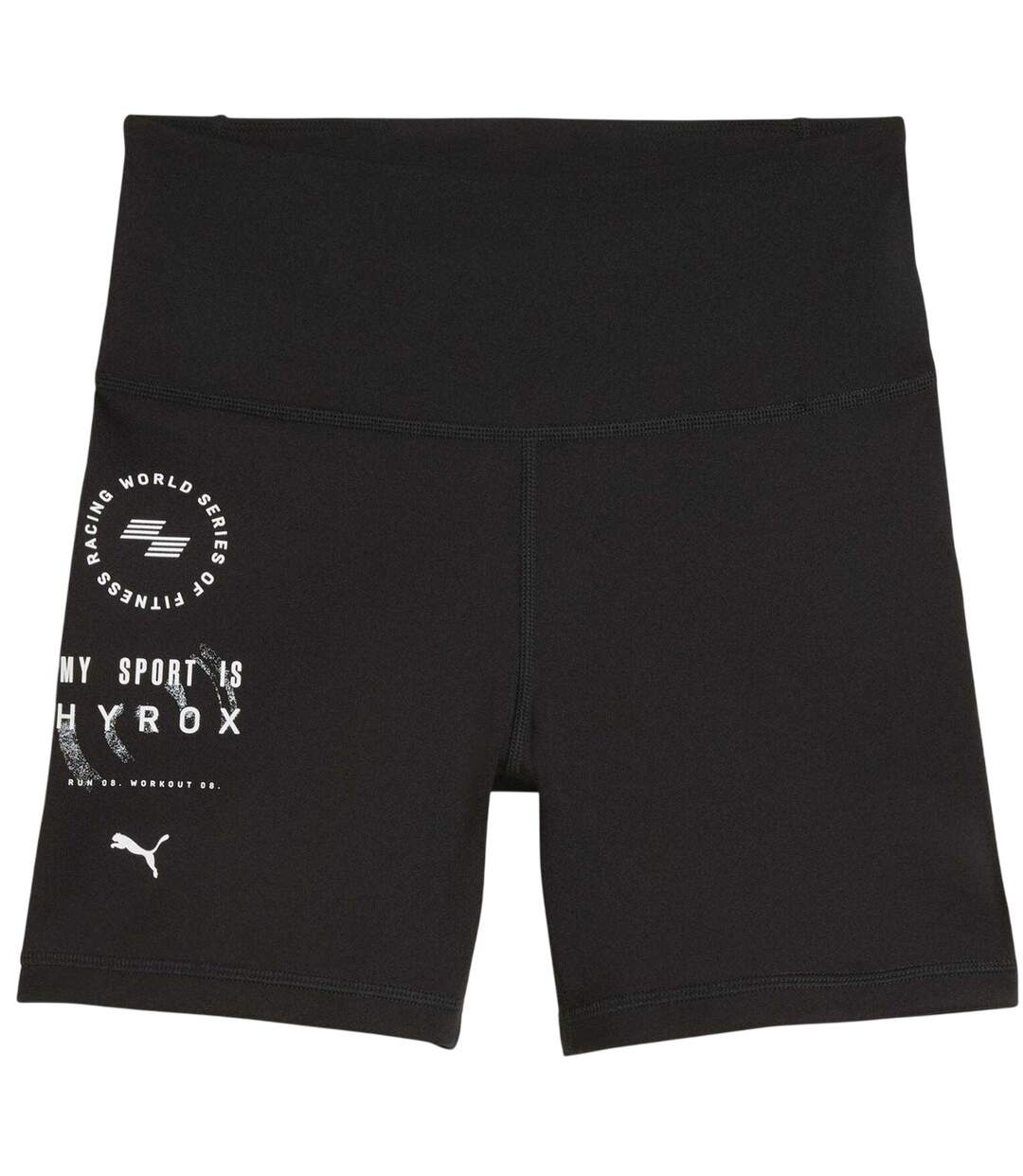 Womens/ladies Hyrox Essentials Shorts Black Puma-2