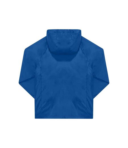 Unisex Adult #reset Windbreaker Royal Blue B&C