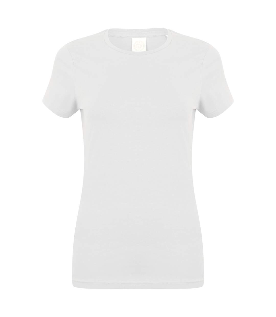 Feel good t-shirt étirable à manches courtes femme blanc Skinni Fit