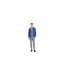 Mens Teamgoal 23 Casuals Full Zip Hoodie Electric Blue Lemonade Puma-1