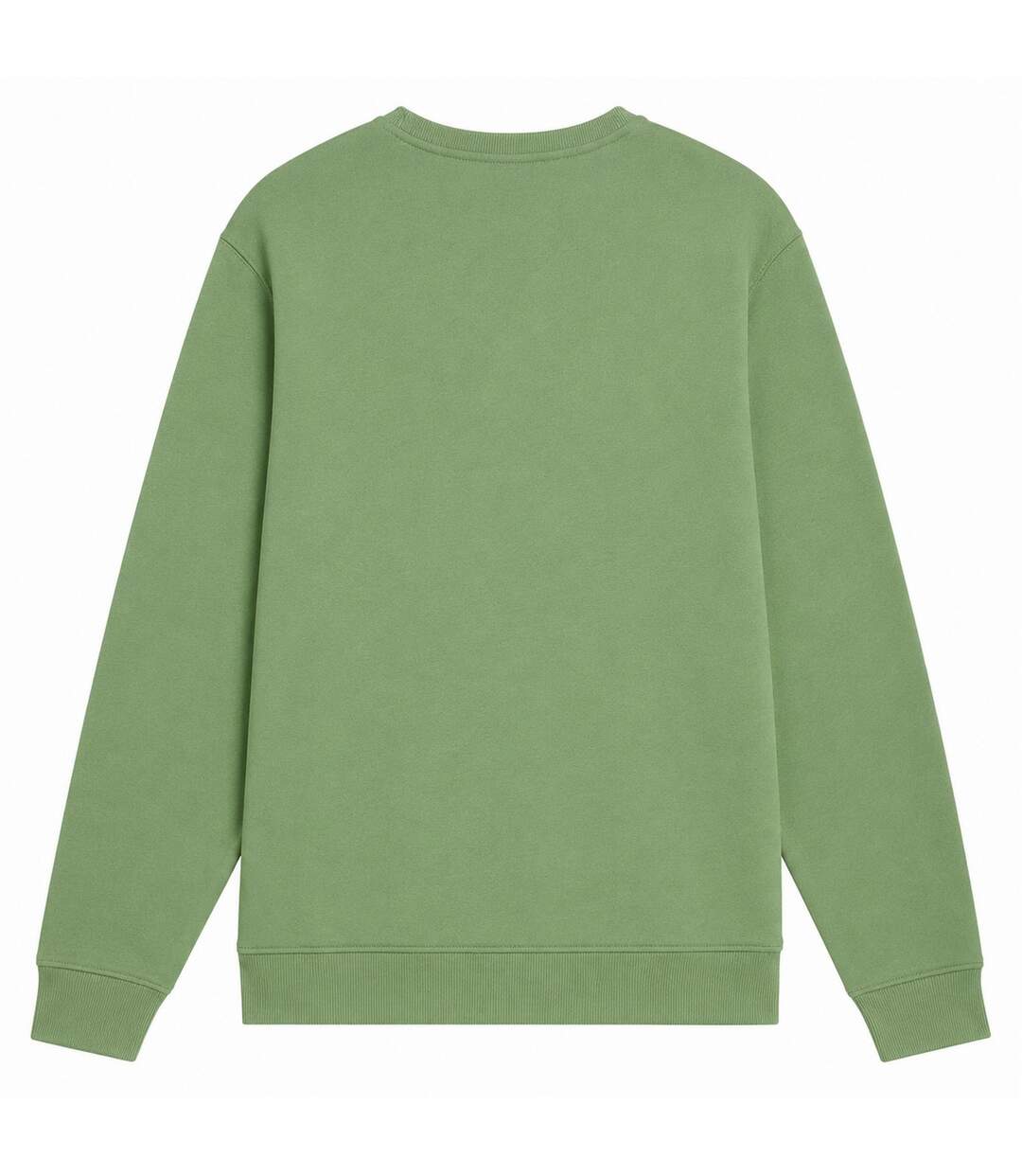 Mens Embroidered Logo Sweatshirt Smoke Green Lyle & Scott-2