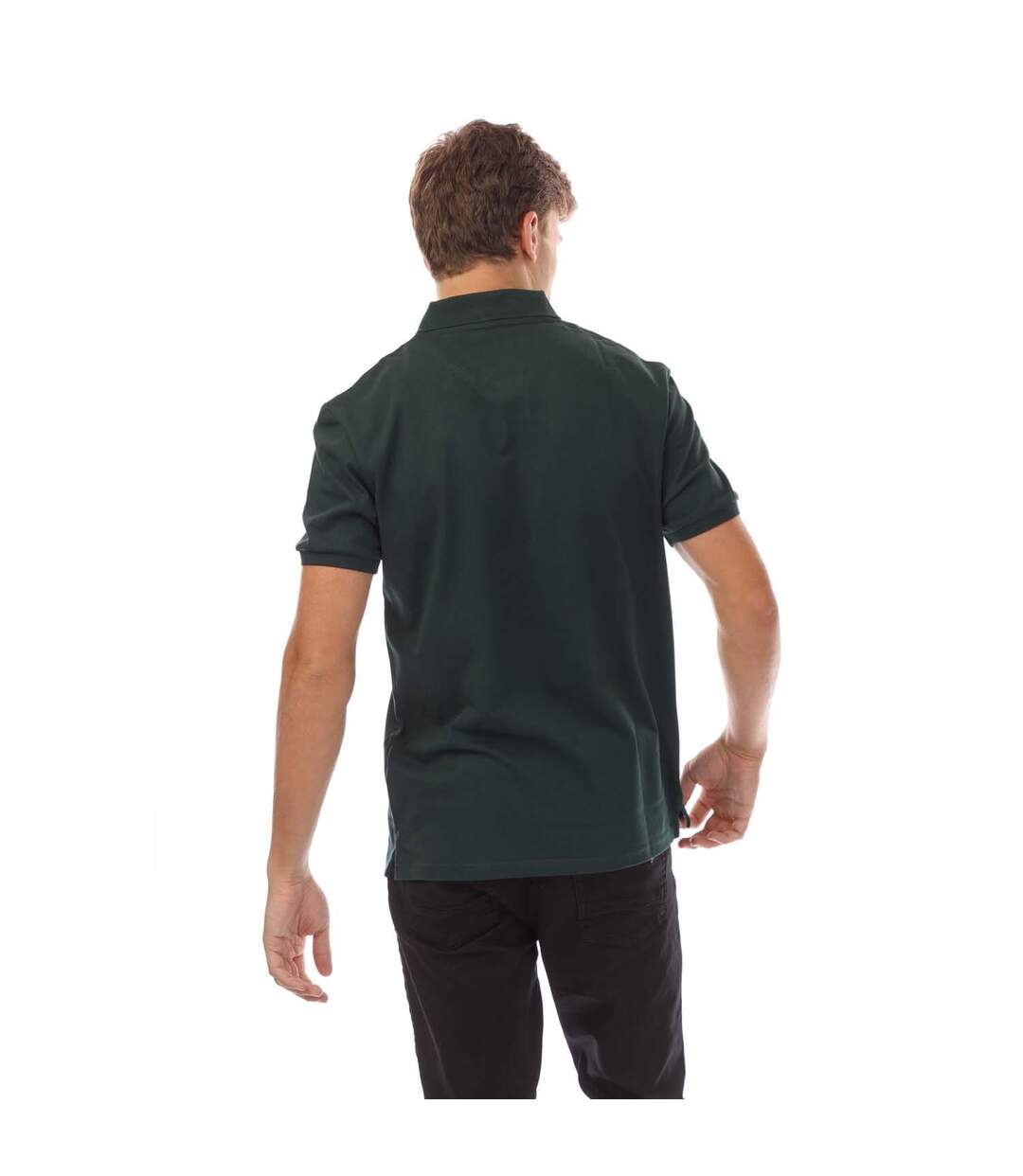 Polo Motif Brodé Homme Vert Foncé Lyle & Scott-3