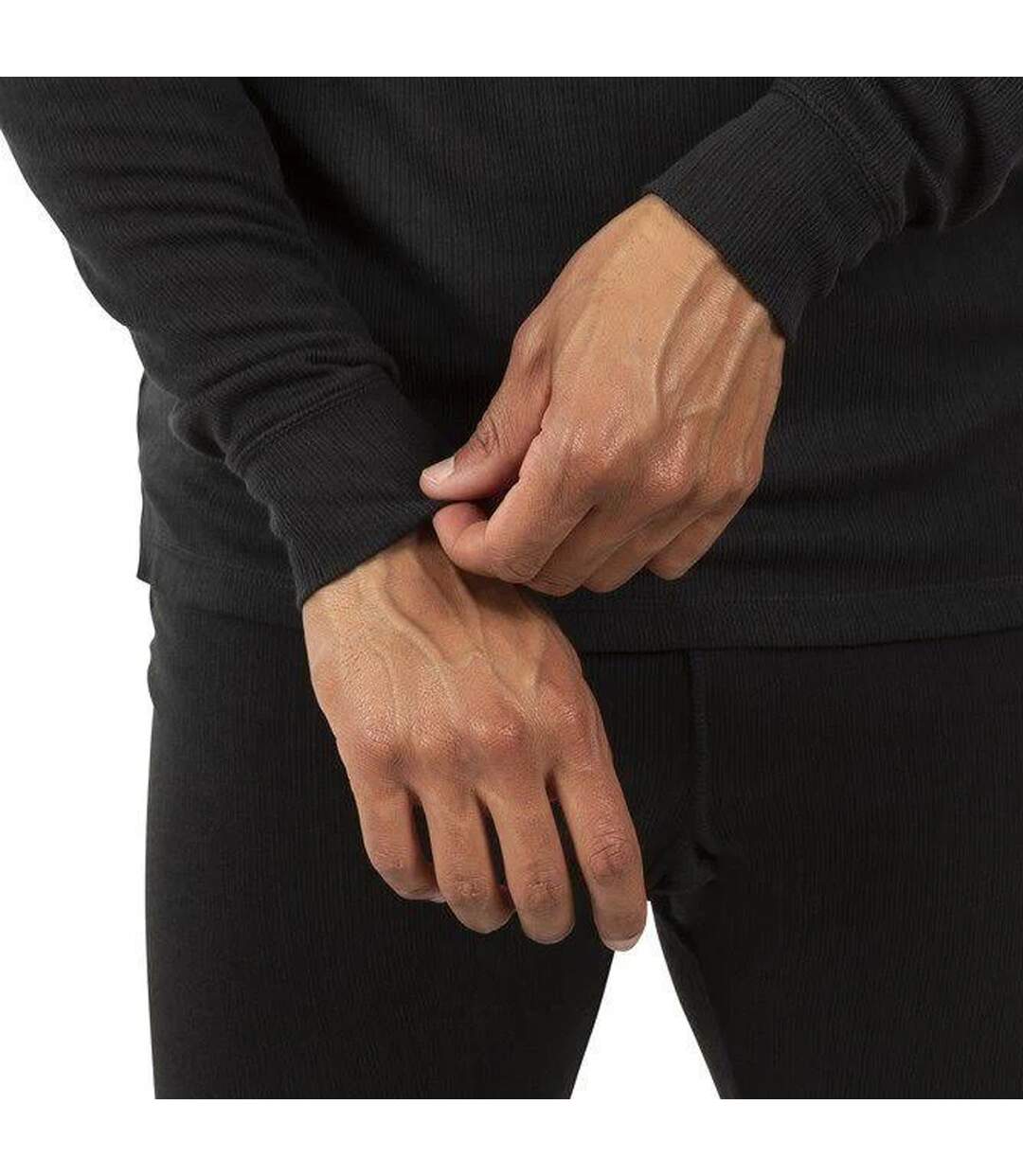 Trespass Adults Unisex Wise360 Quick Dry Base Layer Top (Black) - UTTP3853-3