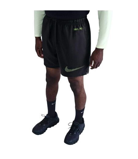 Mens Club Woven Logo Shorts Anthracite Volt Nike