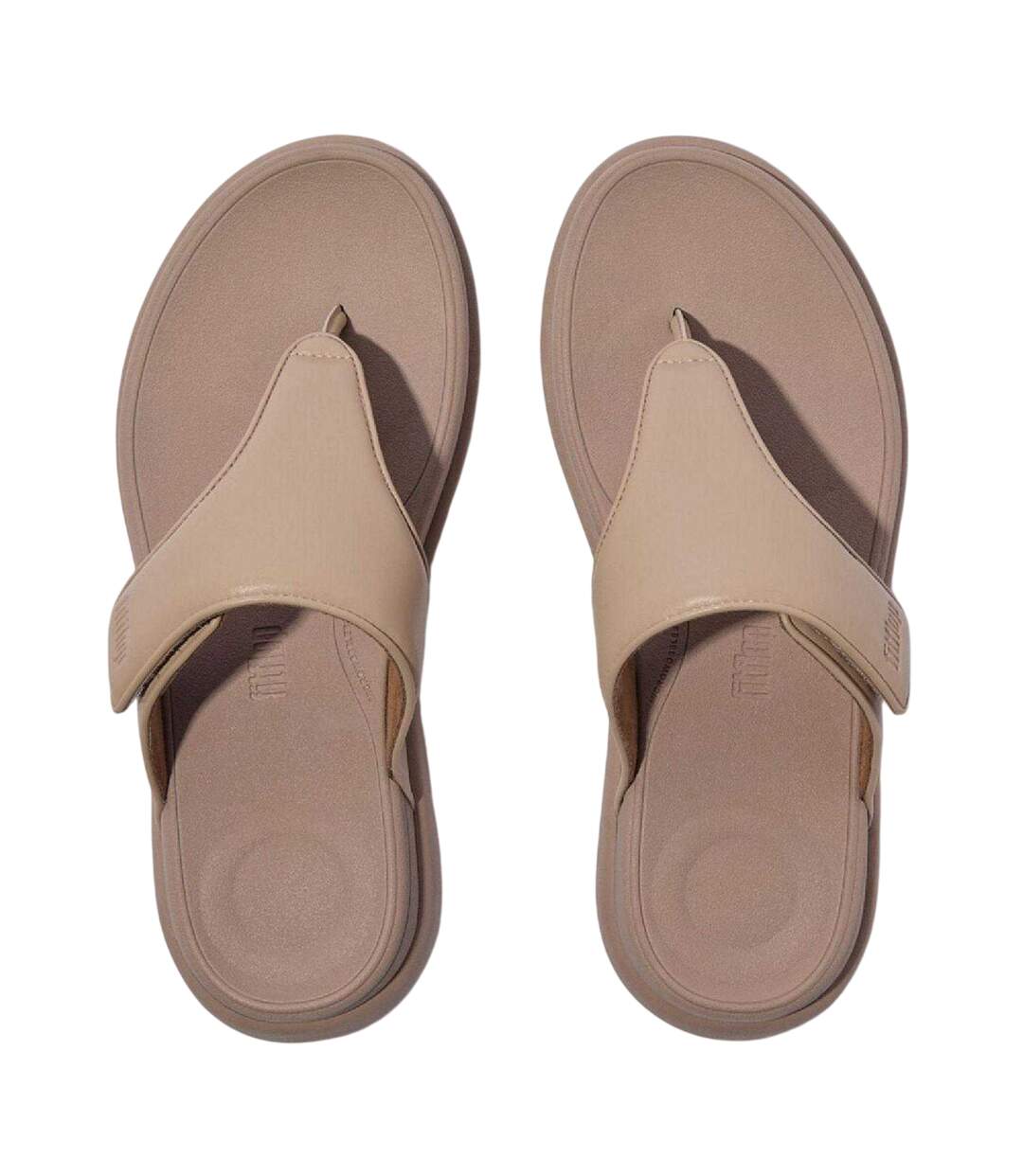 Sandales F-mode Femme Beige Fit Flop-3