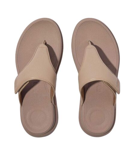 Sandales F-mode Femme Beige Fit Flop