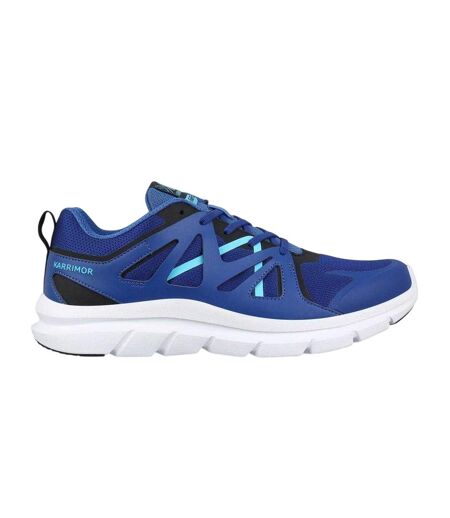Mens Impala Leather Flat Trainers Navy Karrimor