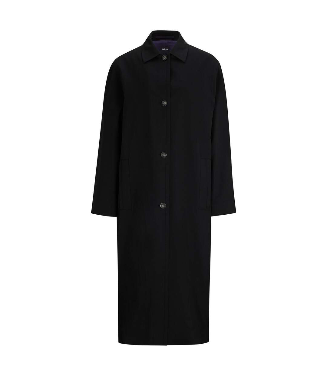 Pardessus Copilot Femme Noir Boss-2