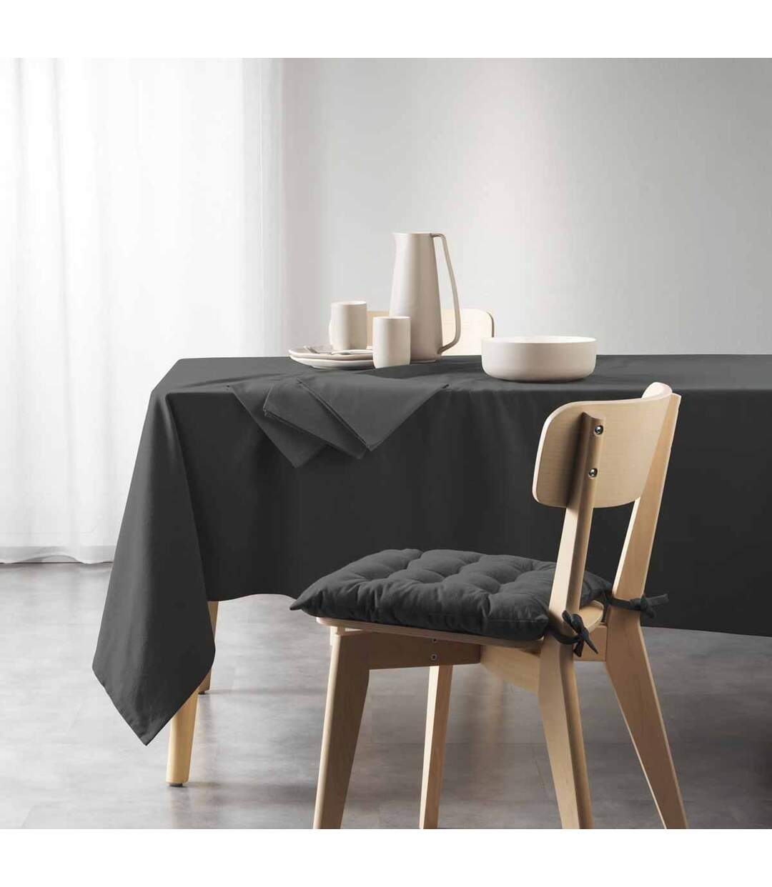 Nappe Rectangulaire Mistral 140x240cm Anthracite-1