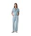 Combinaison Manches Courtes Femme Bleu Levis-4
