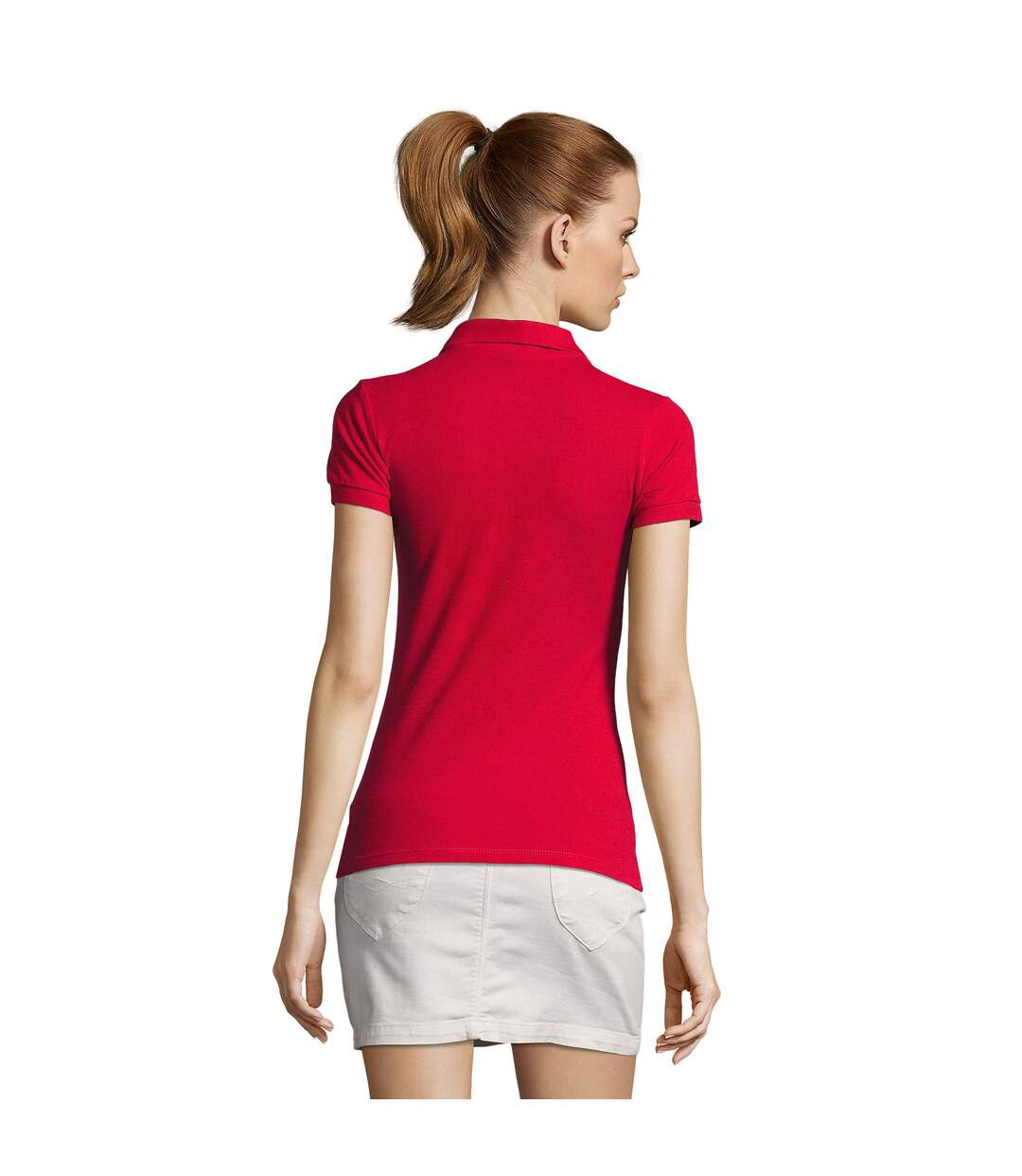 Polo Passion Femme Rouge SOLS-3