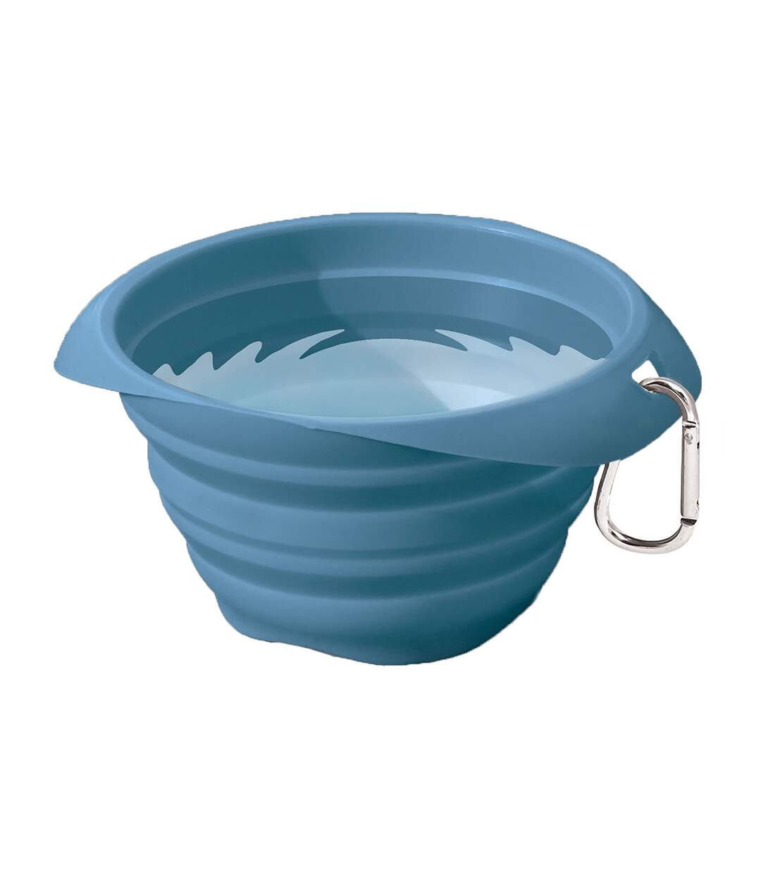 Collapse-a-bowl dog bowl one size blue Kurgo-1