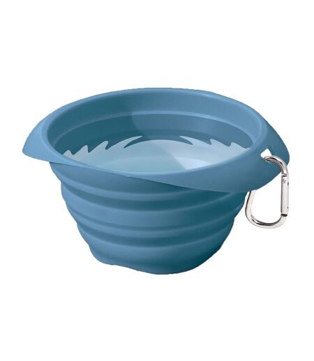 Collapse-a-bowl dog bowl one size blue Kurgo