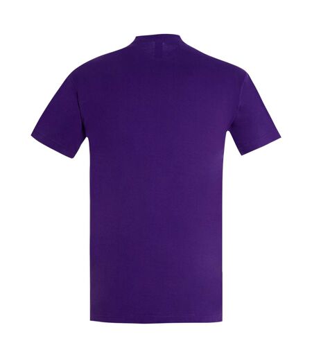 T-shirt manches courtes imperial homme violet foncé SOLS