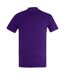 T-shirt manches courtes imperial homme violet foncé SOLS