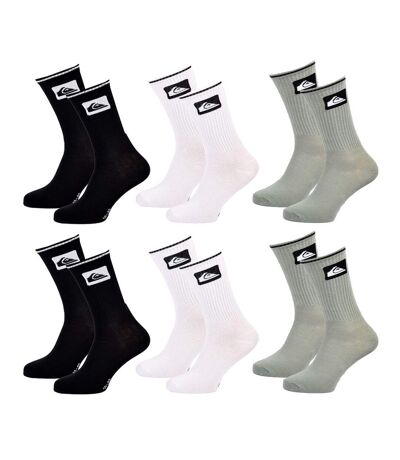 Chaussettes QUIKSILVER REGULAR CREW - Pack de 6