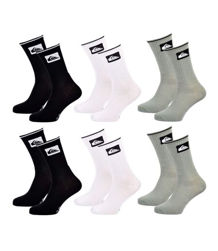 Chaussettes QUIKSILVER REGULAR CREW - Pack de 6