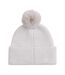 Bonnet gris femme tommy hilfiger th pom pom-2
