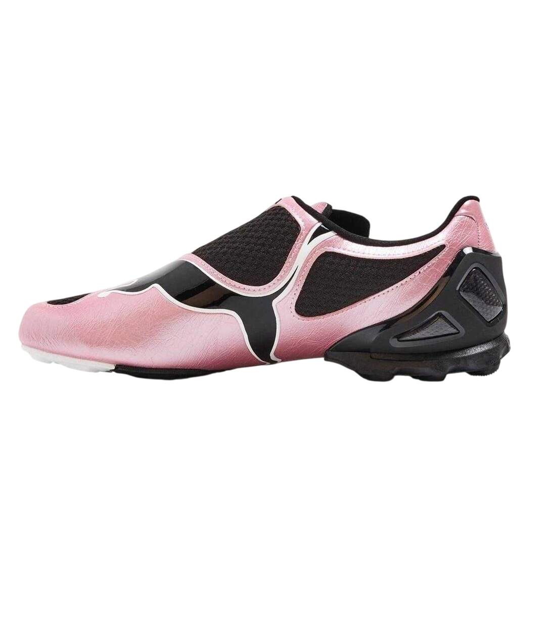 Womens/ladies V1.25 Low Shoes Black Pink Puma-3