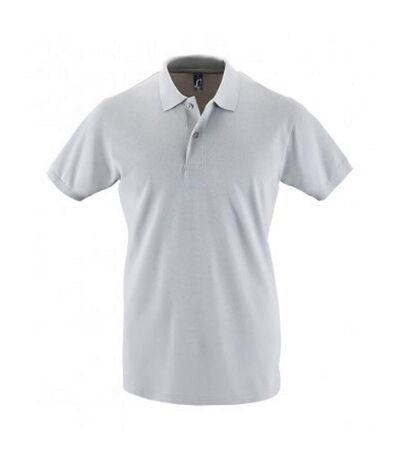 SOLS Mens Perfect Pique Short Sleeve Polo Shirt (Pure Grey)