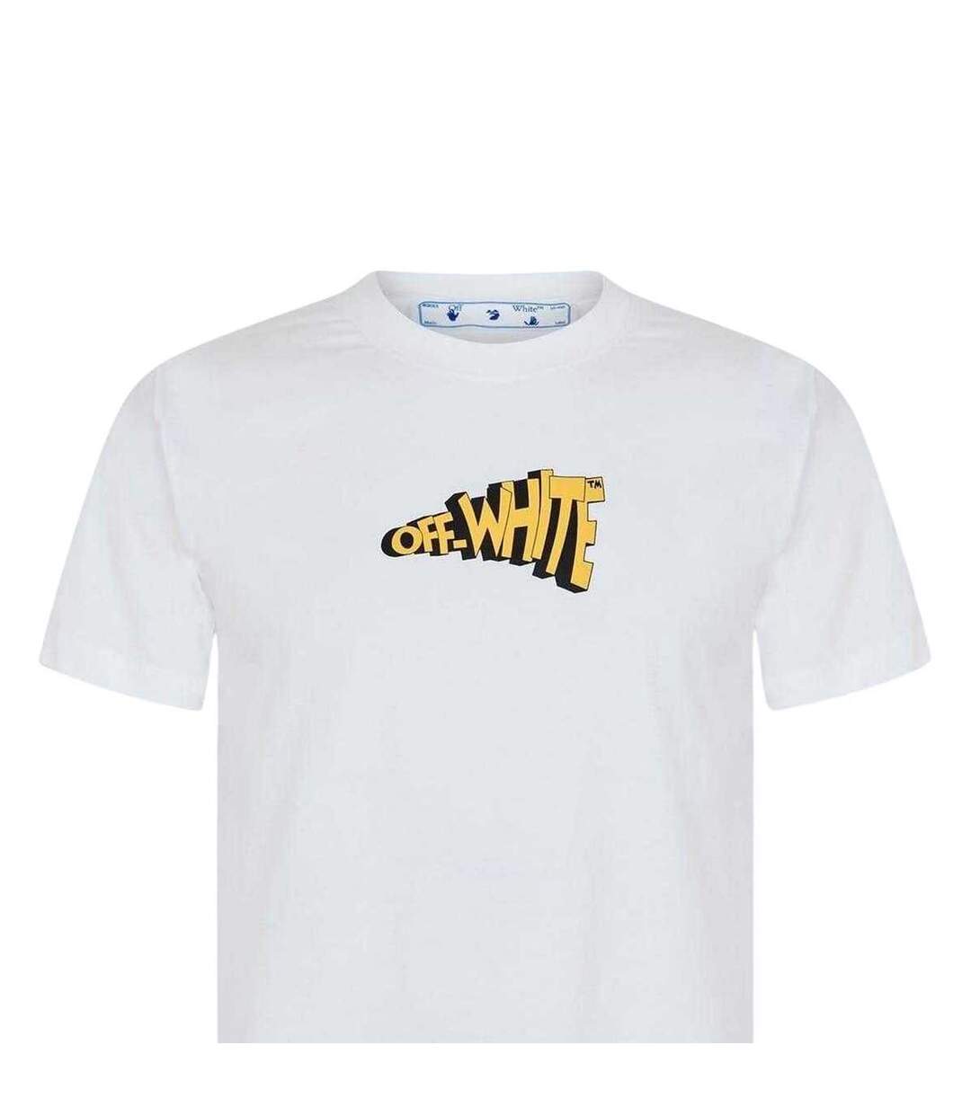 T-shirt Motif/style Logo Homme Blanc Off White-3
