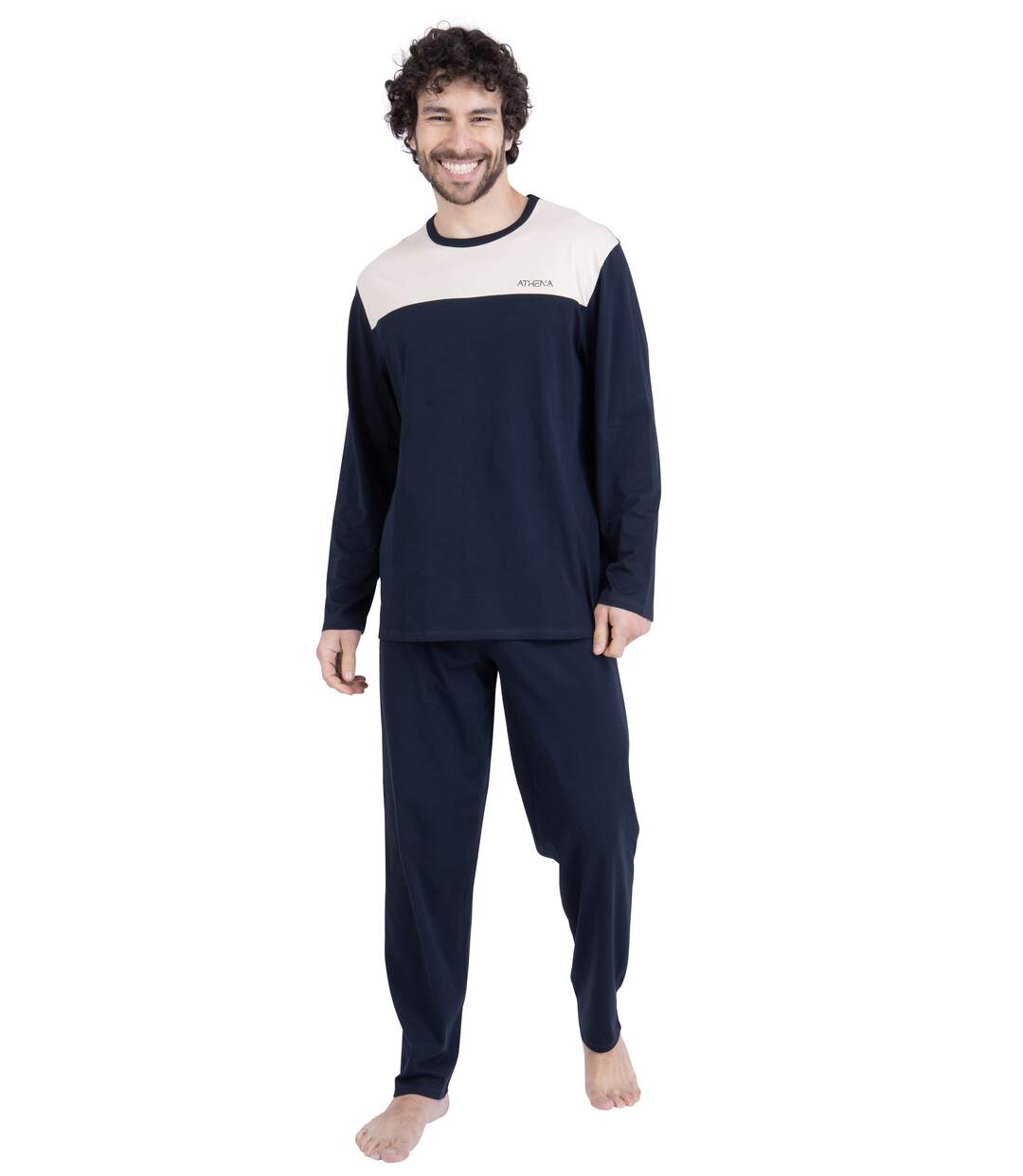 Pyjama long homme Ecopack Construction Athena-5