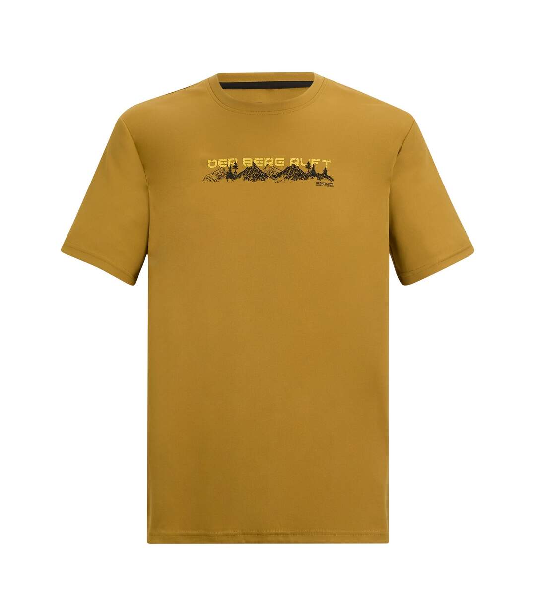Mens Fingal Slogan Mountain T-shirt Wood Brown Regatta-2