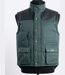 WORKER BI-MATIÈRE V501 — Gilet sans manches vert US : robustesse et isolation thermique-3