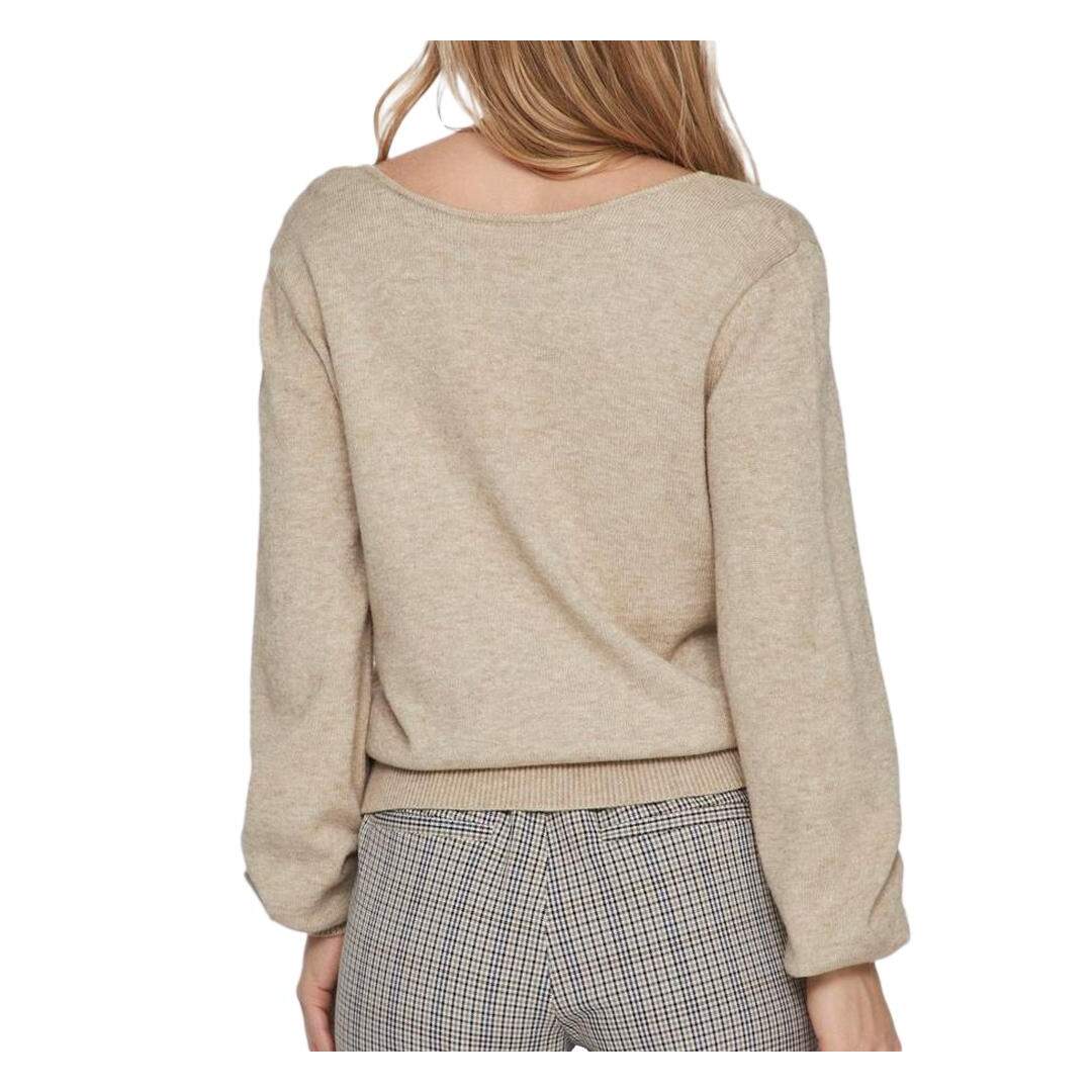 Pull Beige Femme Vila Viril Rev - L-2