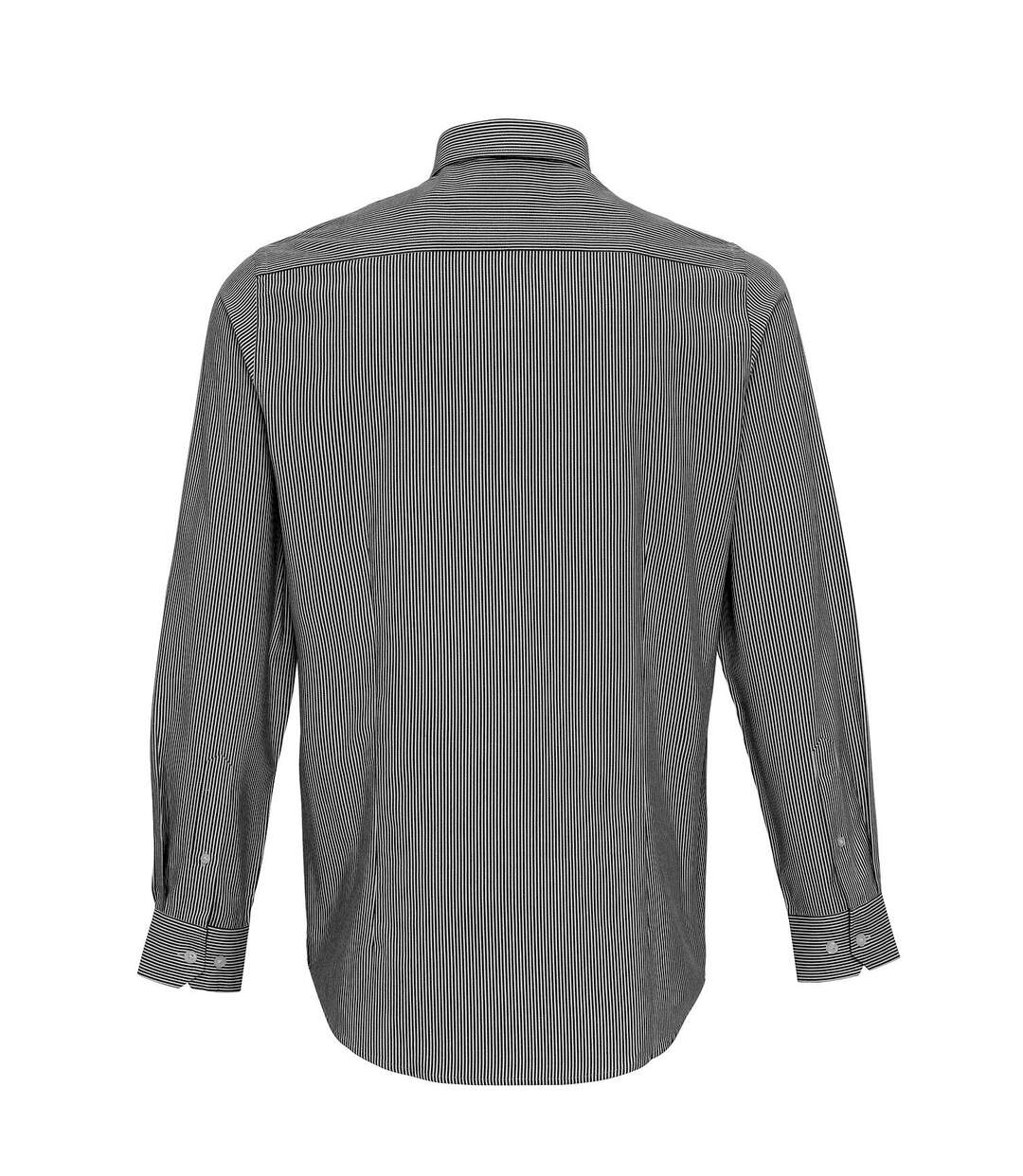 Chemise homme blanc / gris Premier