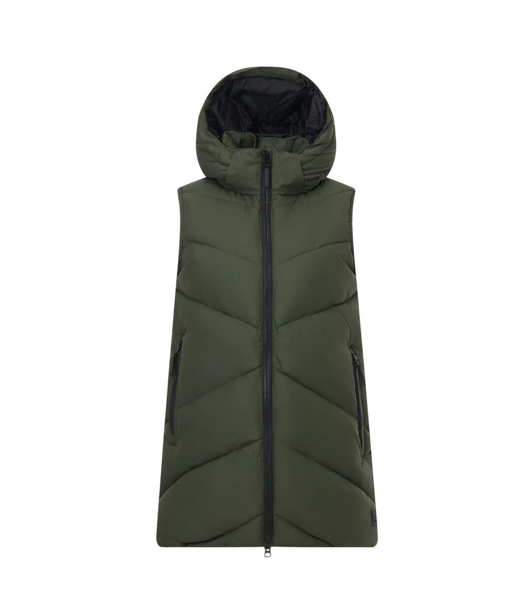 Womens/ladies Merida Body Warmer Dark Khaki Regatta-2