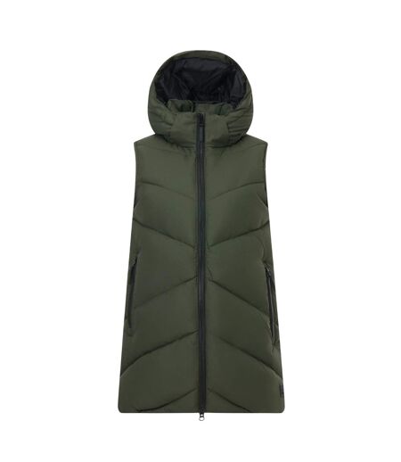 Womens/ladies Merida Body Warmer Dark Khaki Regatta