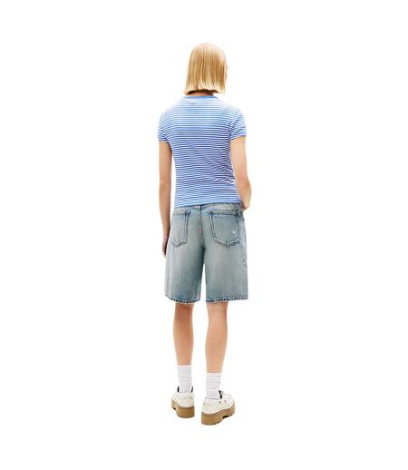 T-shirt Femme Bleu Tommy Jeans