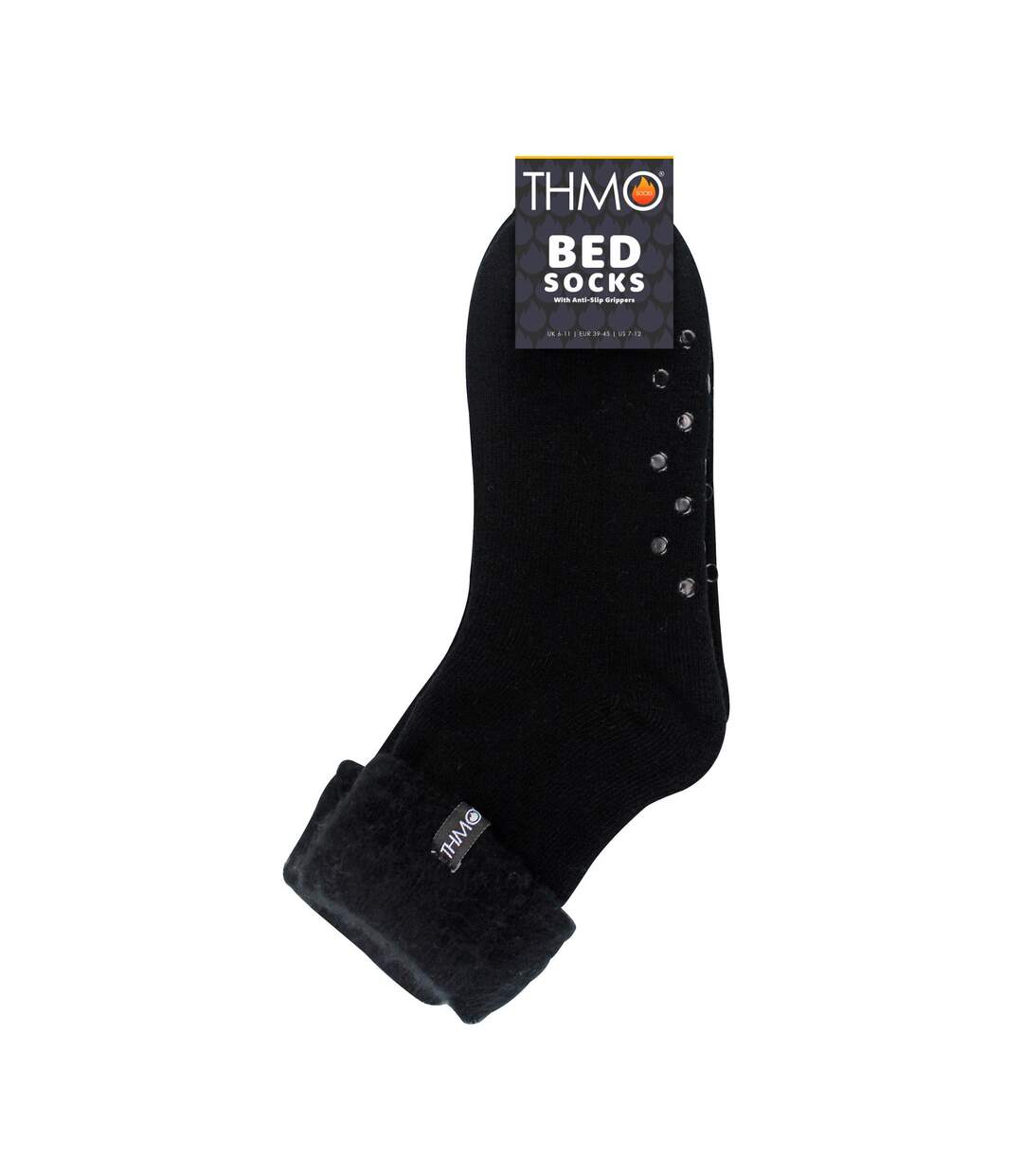1 Pack Mens Soft Plush Lined Slipper Bed Socks-2