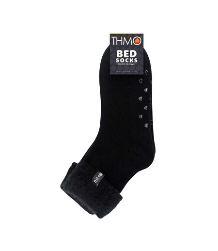 1 Pack Mens Soft Plush Lined Slipper Bed Socks
