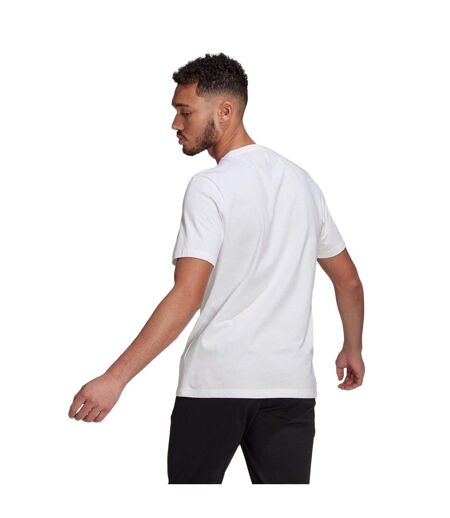 T-shirt Motif/style Gros Logo Essentials Homme Blanc Adidas