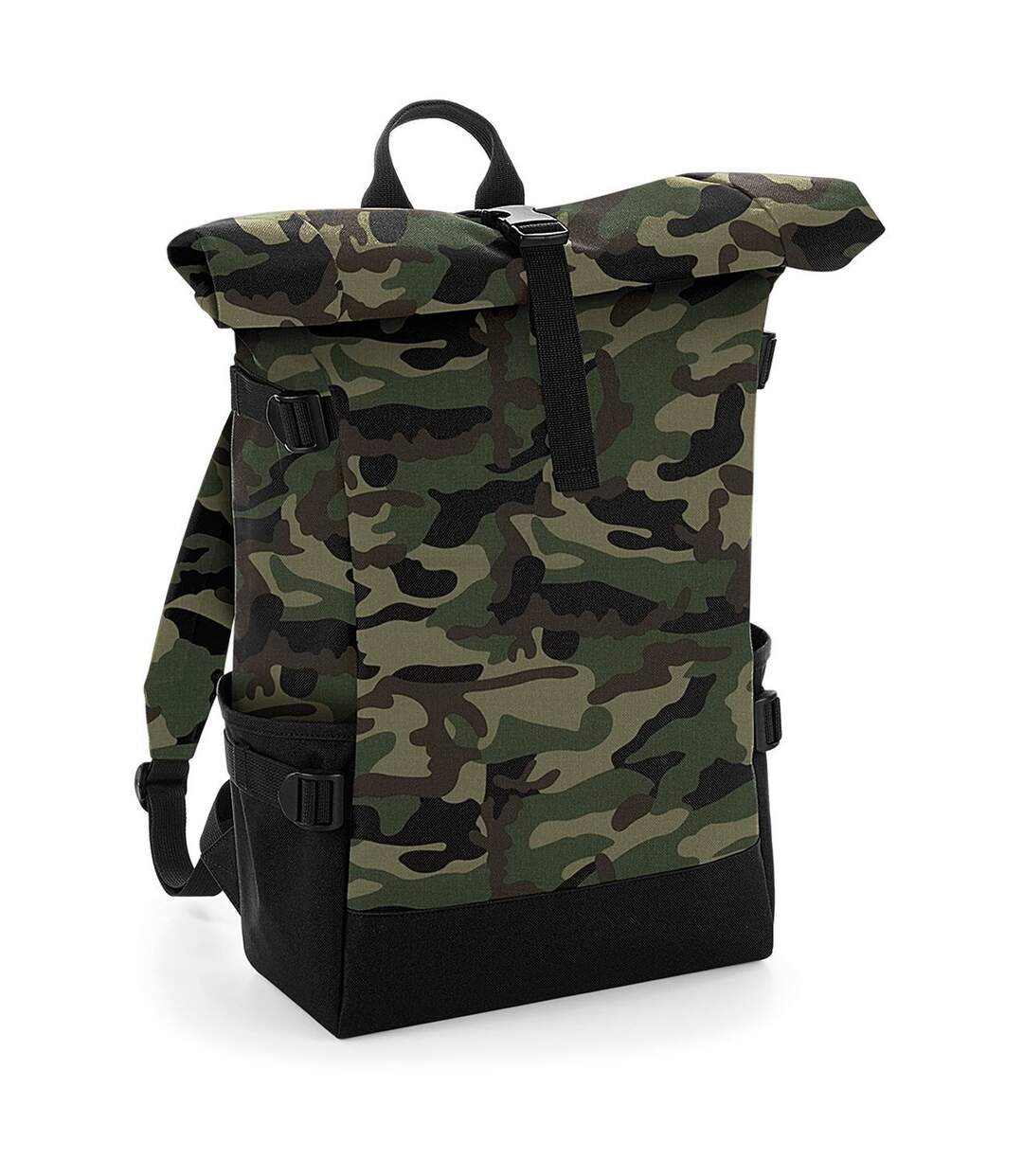 Sac à dos roll-top 22L - compartiment ordinateur - BG858 - vert camouflage militaire army