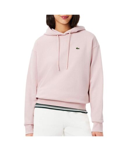 Sweat à capuche rose femme lacoste en mollet - 32