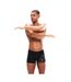 Short De Bain Hyperboom Homme Noir Gris Oxyde Speedo-1