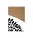 Lot de 3 Décorations Murales Encadrées Arc 105cm Noir & Naturel-4